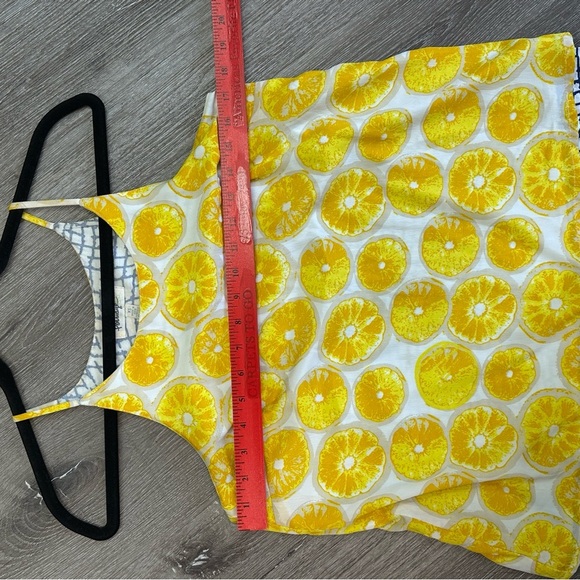 Anthropologie Porridge Citrus Print Layered Tank Top XS - Picture 6 of 7